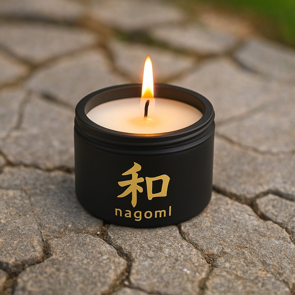 4oz luxury scented container candle by Nagomi Candles