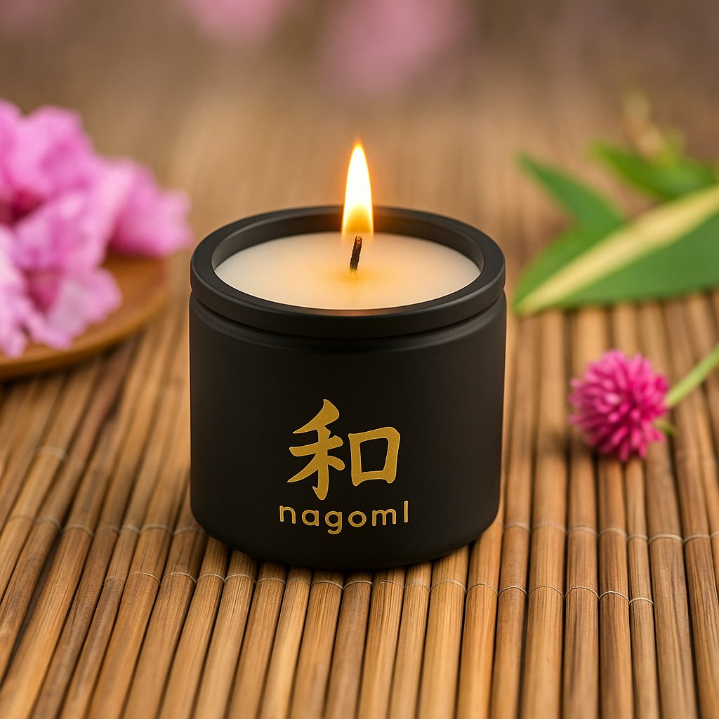 4 oz Bamboo Breeze luxury scented candle by Nagomi Candles