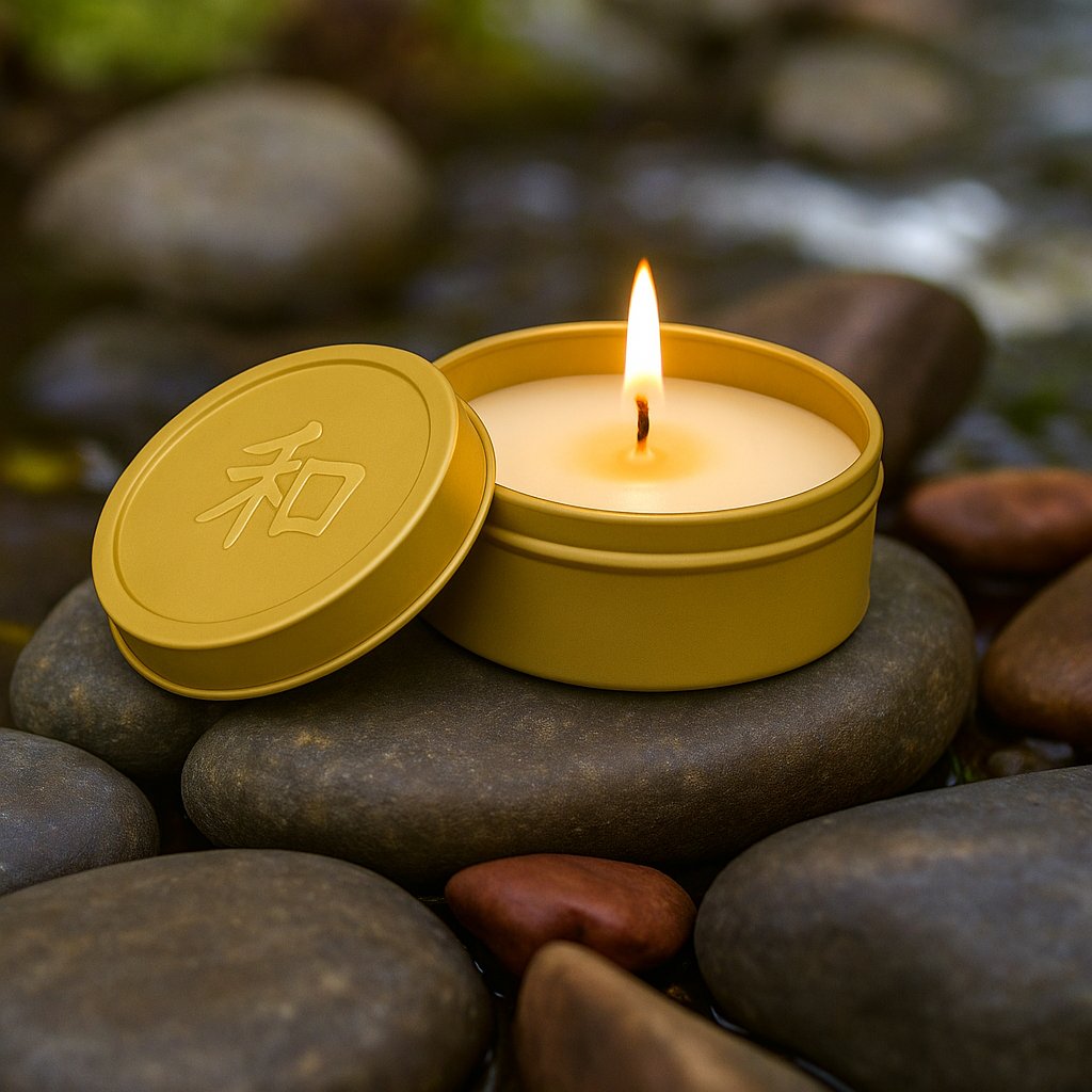 Dragon's Whisper mini candle tin - meditation focus ritual