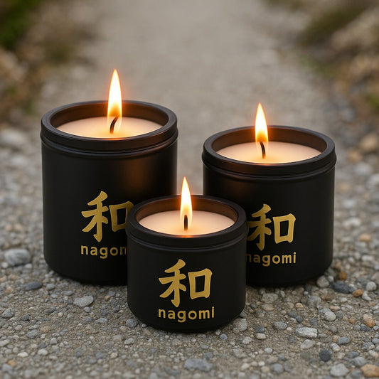 3 luxury scented container candles by Nagomi Candles