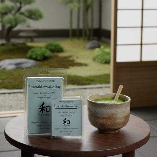 Emerald Awakening evening wax melts with bergamot - 100% coconut wax