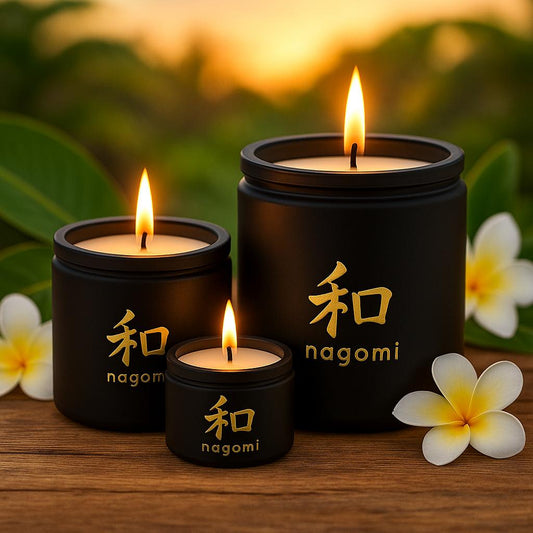 3 Lahaina's Aura luxury scented candles by NAgomi Candles