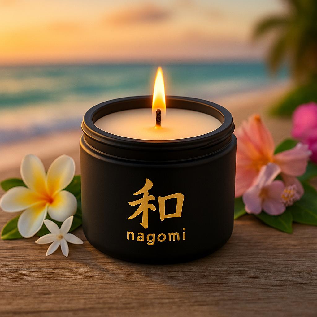 4 oz Lahaina's Aure luxury scented candle by Nagomi Candles
