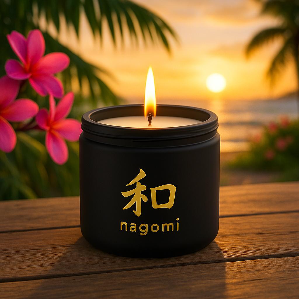 8 oz Lahaina's Aura luxury scented candle by Nagomi Candles