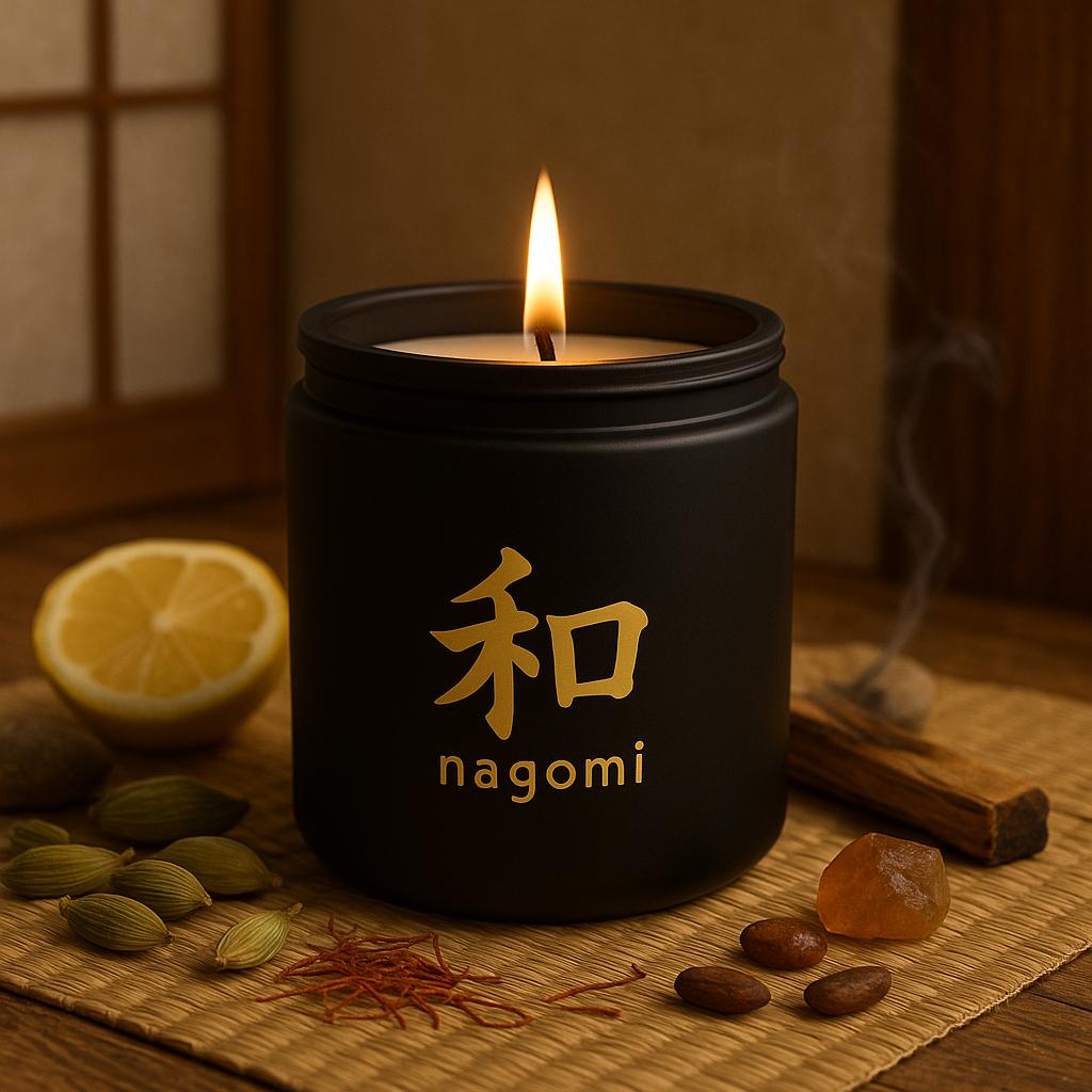 12 oz Scred Balance luxury scented candle by Nagomi Candles