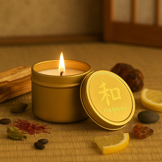Sacred Balance mini candle tin - weekend grounding ritual