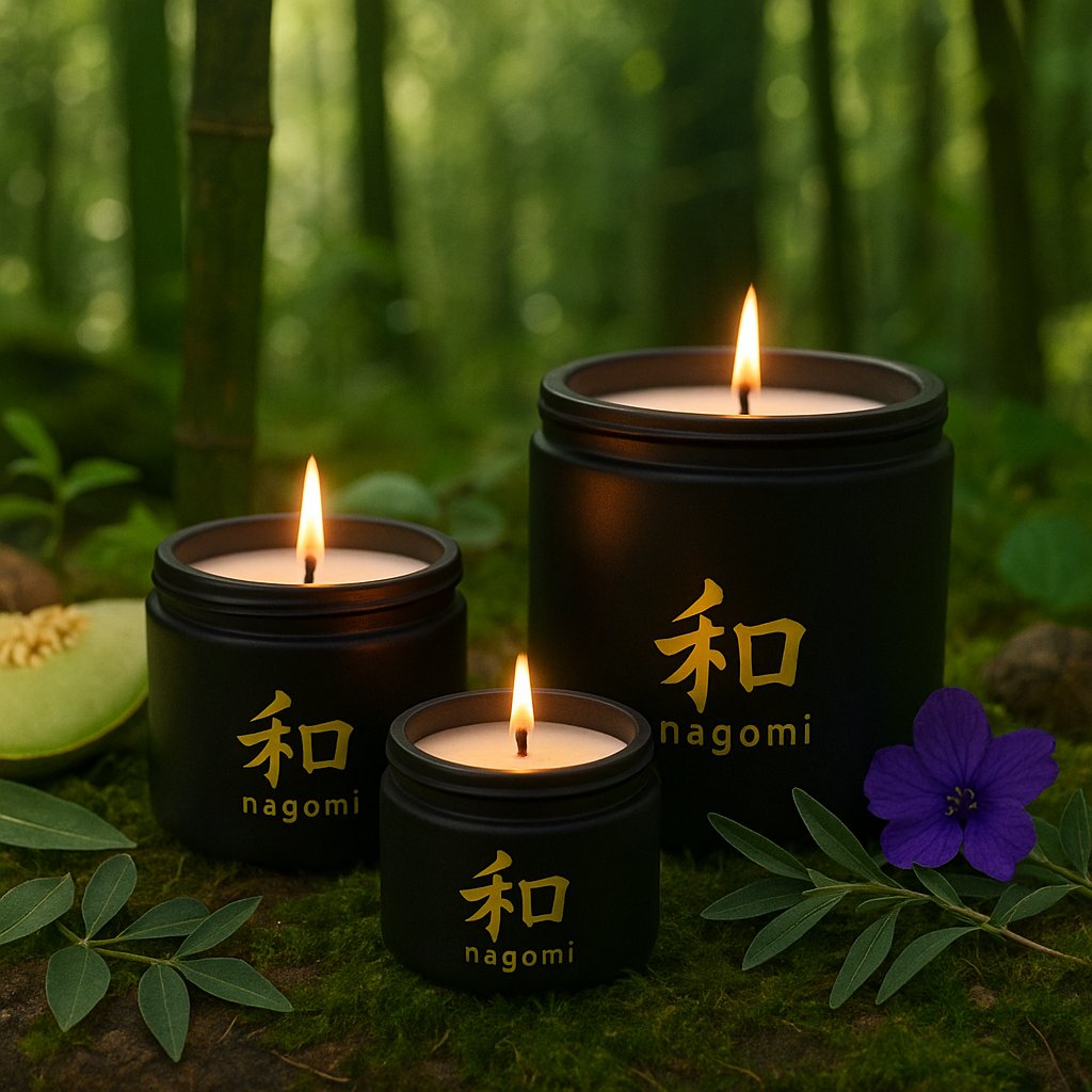 3 Woodland Dream luxury scented candles by Nagomi Candles