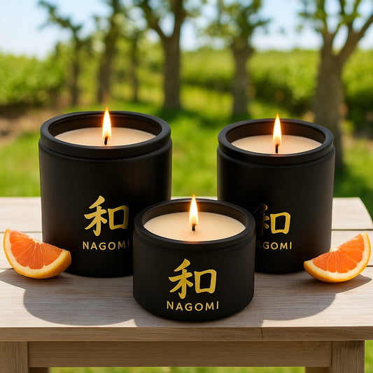 # Citrus Vitality luxury scented candles by Nagomi Candles